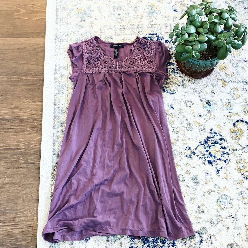 Purple Banana Republic Dress